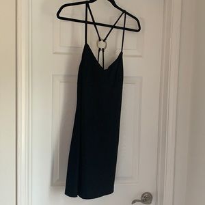 Black little bathing suit cover-up or sundress.